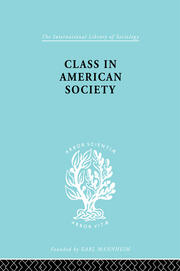 Class American Socty   Ils 103 book cover