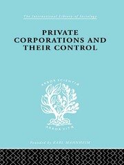 Private Corporations and their Control: Part 2 book cover