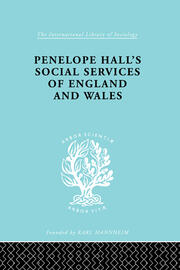 Penelope Hall's Social Services of England and Wales book cover