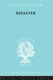 Disaster: A Psychological Essay book cover