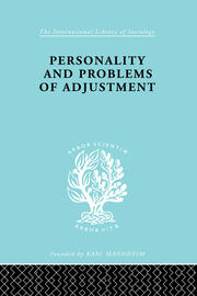 Personality and Problems of Adjustment book cover