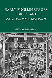 Part II - Early English Stages 1576-1600 book cover