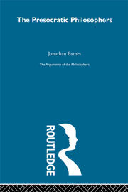 Presocratics-Arg Philosophers book cover