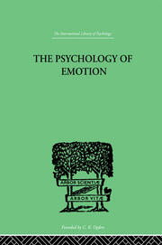 The Psychology of Emotion: Morbid and Normal book cover