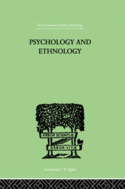 Psychology and Ethnology book cover