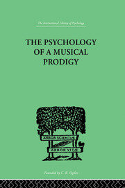 The Psychology of a Musical Prodigy book cover