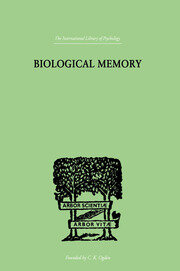 Biological Memory book cover