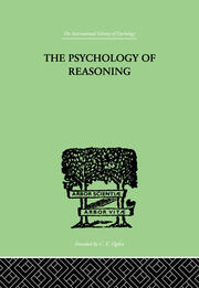 The Psychology of Reasoning book cover