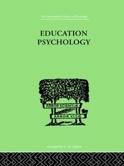 Education Psychology: BRIEFER COURSE book cover
