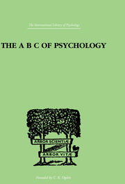 The A B C Of Psychology book cover