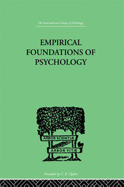 Empirical Foundations Of Psychology book cover