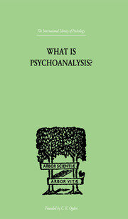 What Is Psychoanalysis? book cover
