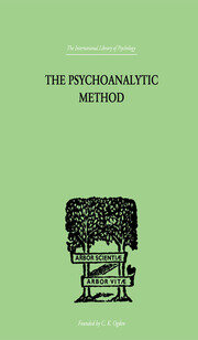 The Psychoanalytic Method book cover