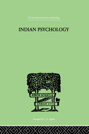Indian Psychology Perception book cover