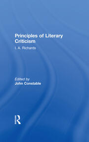 Principles of Literary Criticism V3 book cover