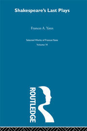 Shakespeares Last Plays book cover