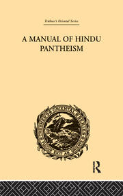 A Manual of Hindu Pantheism: The Vedantasara book cover
