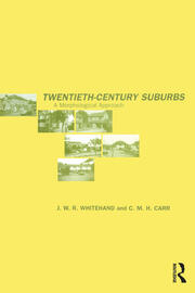 Twentieth-Century Suburbs: A Morphological Approach book cover