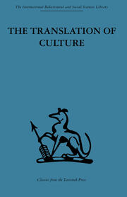 The Translation of Culture: Essays to E E Evans-Pritchard book cover