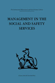 Management in the Social and Safety Services book cover