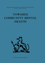 Towards Community Mental Health book cover