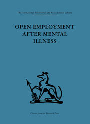 Open Employment after Mental Illness book cover