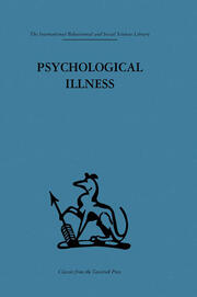 Psychological Illness: A community study book cover