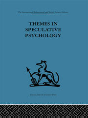 Themes in Speculative Psychology book cover