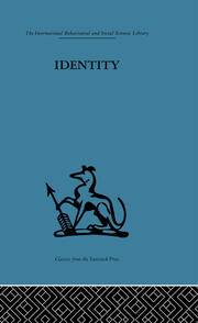 Identity: Mental health and value systems book cover