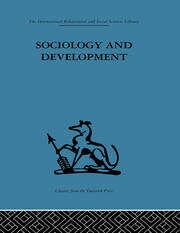 Sociology and Development book cover