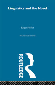 Linguistics and Novel book cover