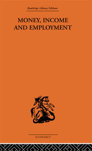 Money Income and Employment book cover