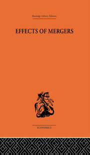 Effects of Mergers book cover