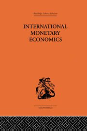 International Monetary Economics book cover