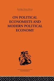On Political Economists and Political Economy book cover