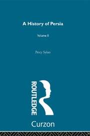 A History Of Persia (Volume 2) book cover