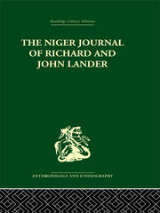 The Niger Journal of Richard and John Lander book cover