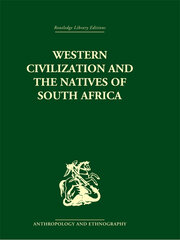 Western Civilization in Southern Africa: Studies in Culture Contact book cover