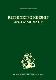 Rethinking Marriage and Kinship book cover