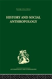 History and Social Anthropology book cover