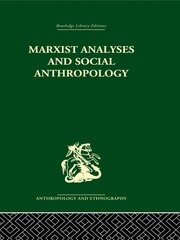 Marxist Analyses and Social Anthropology book cover