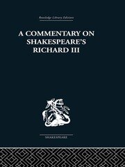 Commentary on Shakespeare's Richard III book cover
