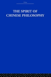 The Spirit of Chinese Philosophy book cover