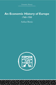 An Economic History of Europe 1760-1930 book cover