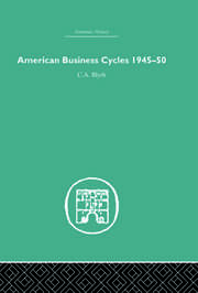 American Business Cycles 1945-50 book cover