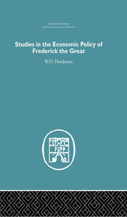Studies in the Economic Policy of Frederick the Great book cover
