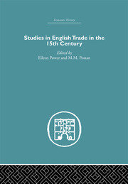 Studies in English Trade in the 15th Century book cover