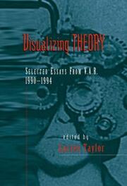 Visualizing Theory: Selected Essays from V.A.R., 1990-1994 book cover