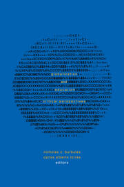 Globalization and Education: Critical Perspectives book cover