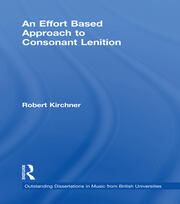 An Effort Based Approach to Consonant Lenition book cover